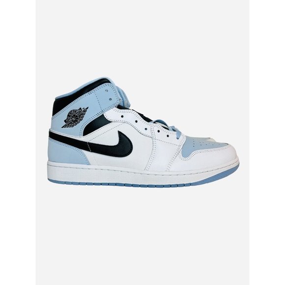 Nike Air Jordan 1 Mid SE White/Blue AJ1 Casual Lifestyle Shoe DV1308-104 Size 12 - Picture 2 of 11